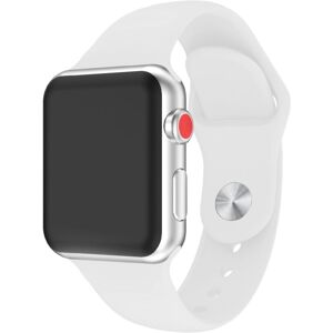 Wave silikoniranneke Apple Watch 38 ja 40 valkoinen