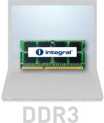 Integral 2GB DDR3-1066 SoDimm Integral Elinikäinen takuu