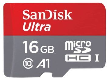 SanDisk MicroSDHC Ultra 16GB 98MB/s