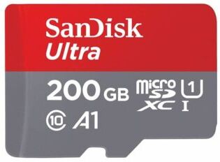 SanDisk MicroSDXC Ultra 200GB 100MB/s, A1 SanDisk MicroSDXC Ultra 200GB 100MB/s, A1