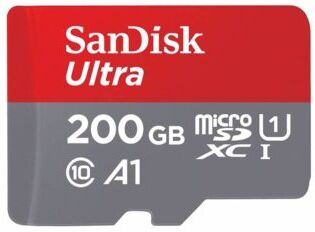 SanDisk MicroSDXC Ultra 200GB 100MB/s, A1