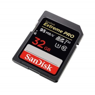 SanDisk Extreme Pro 32GB SDHC class10 UHS-I U3 ( R95MB/s W90MB/s )