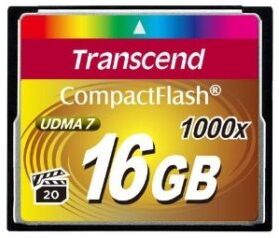 Transcend ultimate CompactFlash 16GB Class20 1066x Transcend ultimate CompactFlash 16GB Class20 1066x