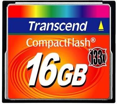 Transcend 16GB CompactFlash 133x