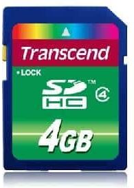 Transcend 4GB SDHC class4 Transcend 4GB SDHC class4