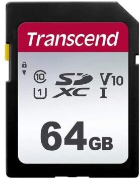 Transcend 300S 64GB SDXC V10 (R100 W20 MB/s) Transcend 300S 64GB SDXC V10 (R100 W20 MB/s)