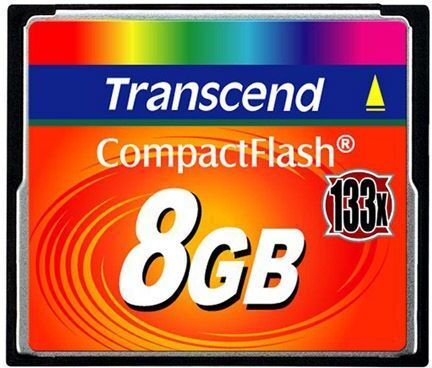 Transcend 8GB CompactFlash 133x Transcend 8GB CompactFlash 133x