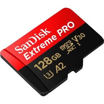 SanDisk ExtremePro MicroSDXC 128GB UHS-I U3 A2 V30 (R170 W90 MB/s)