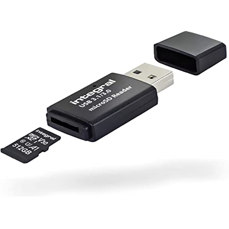 Integral microSD muistikortinlukija USB3.1