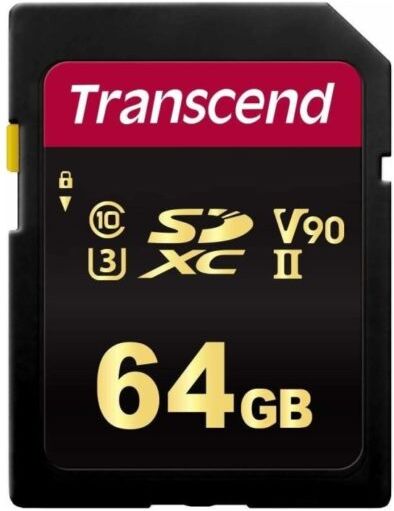Transcend 700S 64GB SDXC UHS-II U3 V90 (R285 W180 MB/s) Transcend 700S 64GB SDXC UHS-II U3 V90 (R285 W180 MB/s)