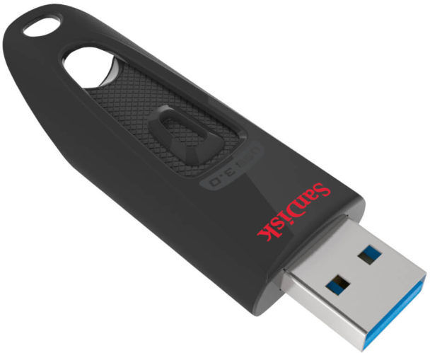 SanDisk Ultra 16GB USB3.0 muistitikku 100MB/s