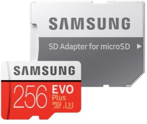 Samsung Evo Plus 256GB microSD muistikortti UHS-I U3 (R100 W90 MB/s) Samsung Evo Plus 256GB microSD muistikortti UHS-I U3 (R100 W90 MB/s)