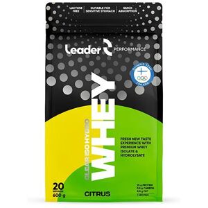 Leader Performance Clear Iso-Hydro Whey Protein heraproteiini 600g