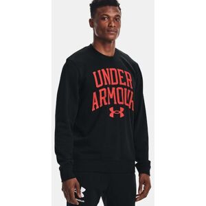 Under Armour Men's UA Rival Terry Crew - Collegepaita - Musta-Punainen (002)