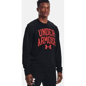 Under Armour Men's UA Rival Terry Crew - Collegepaita - Musta-Punainen (002)