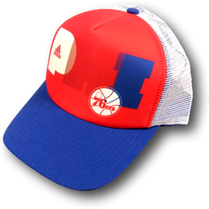 Adidas Philadelphia 76ers snapback säädettävä NBA -lippis