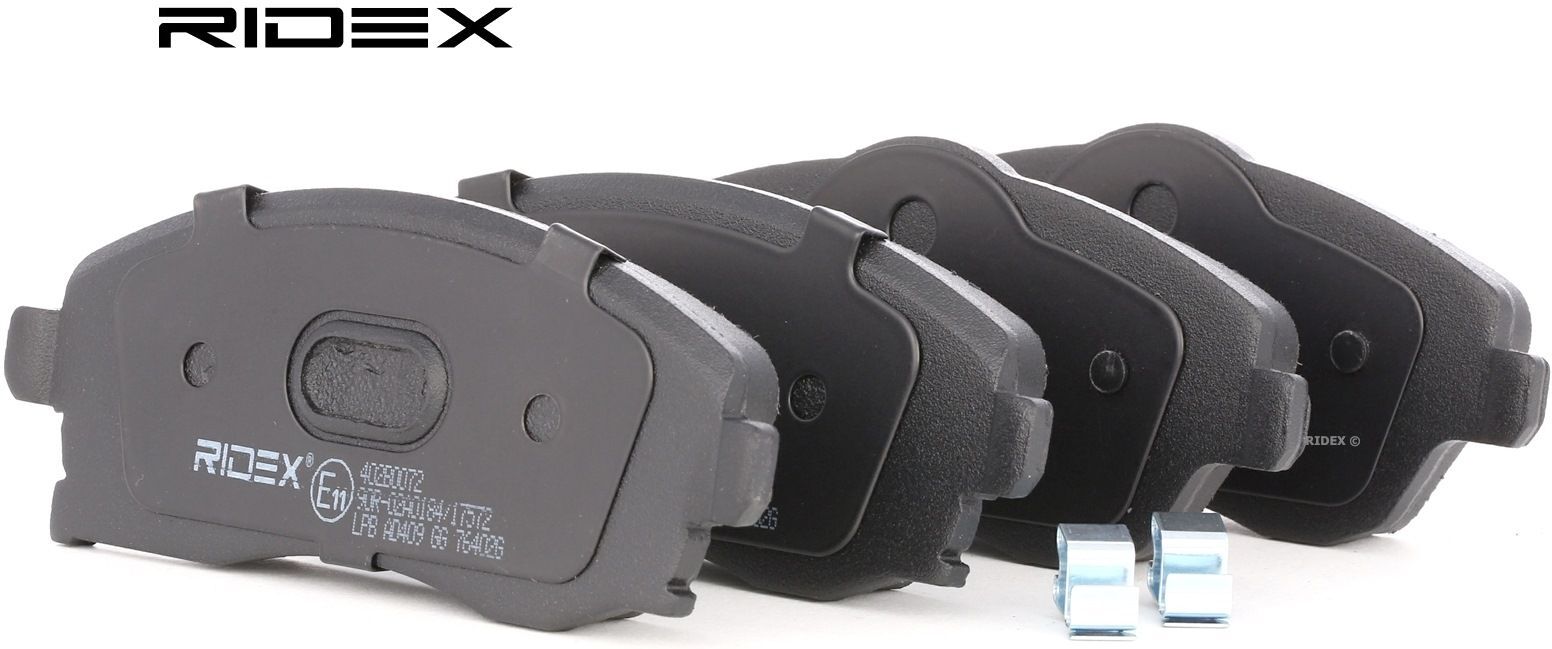 RIDEX Jarrupalat OPEL,VAUXHALL 402B0072 01605081,09200108,1605081 Jarrupalasarja,Jarrupala, Levyjarru 1605092,1605316,1605317,1605964,1605974,9200108