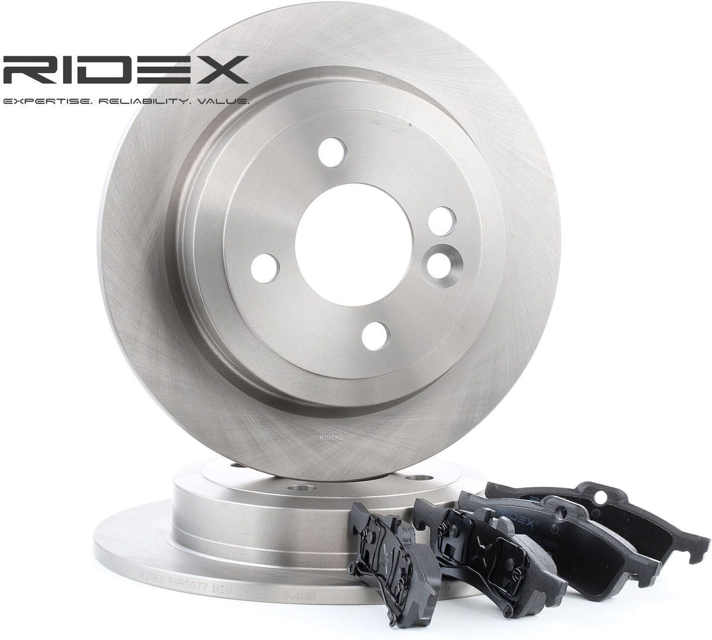 RIDEX Jarrupalasarja Levyjarru 3405B0160  MINI,MINI R56,MINI R50, R53,MINI Cabriolet R52 RIDEX Jarrupalasarja Levyjarru 3405B0160  MINI,MINI R56,MINI R50, R53,MINI Cabriolet R52