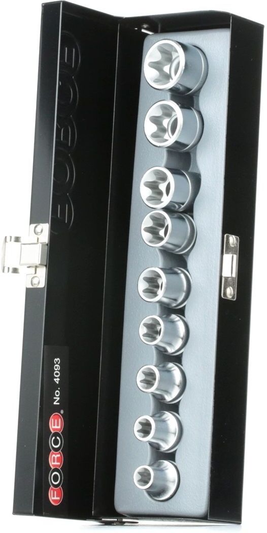 FORCE Hylsyavainsarja 4093 Hylsysarjat FORCE Hylsyavainsarja 4093 Hylsysarjat