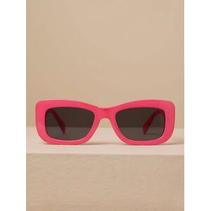 NLY Accessories - Neliönmalliset aurinkolasit - Vaaleanpunainen - Fierce Sunnies - Aurinkolasit  - Vaaleanpunainen - Size: Onesize