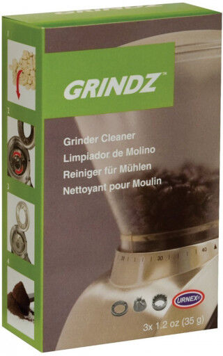 Kahvimyllyille puhdistustabletit Urnex "Grindz" Kahvimyllyille puhdistustabletit Urnex "Grindz"