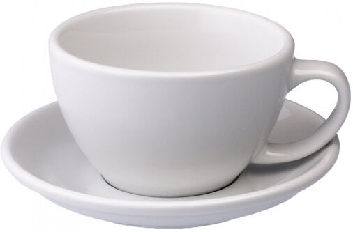 Café Latte kuppi ja lautanen Loveramics "Egg White", 300 ml Café Latte kuppi ja lautanen Loveramics "Egg White", 300 ml