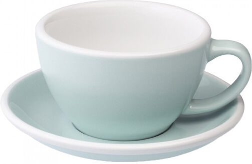 Café Latte kuppi ja lautanen Loveramics "Egg River Blue", 300 ml Café Latte kuppi ja lautanen Loveramics "Egg River Blue", 300 ml
