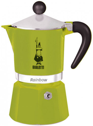 Mutteripannu Bialetti “Moka Rainbow 3-cup Green” Mutteripannu Bialetti “Moka Rainbow 3-cup Green”