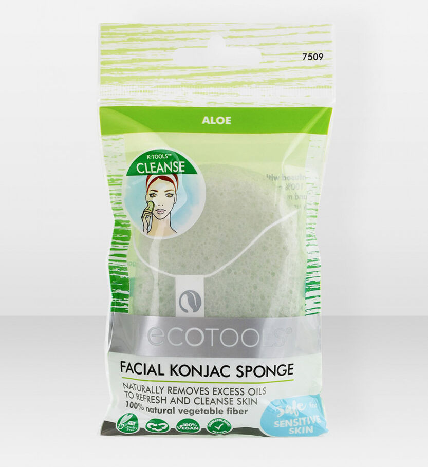 Ecotools Konjac Facial Sponge - Aloe Ecotools Konjac Facial Sponge - Aloe