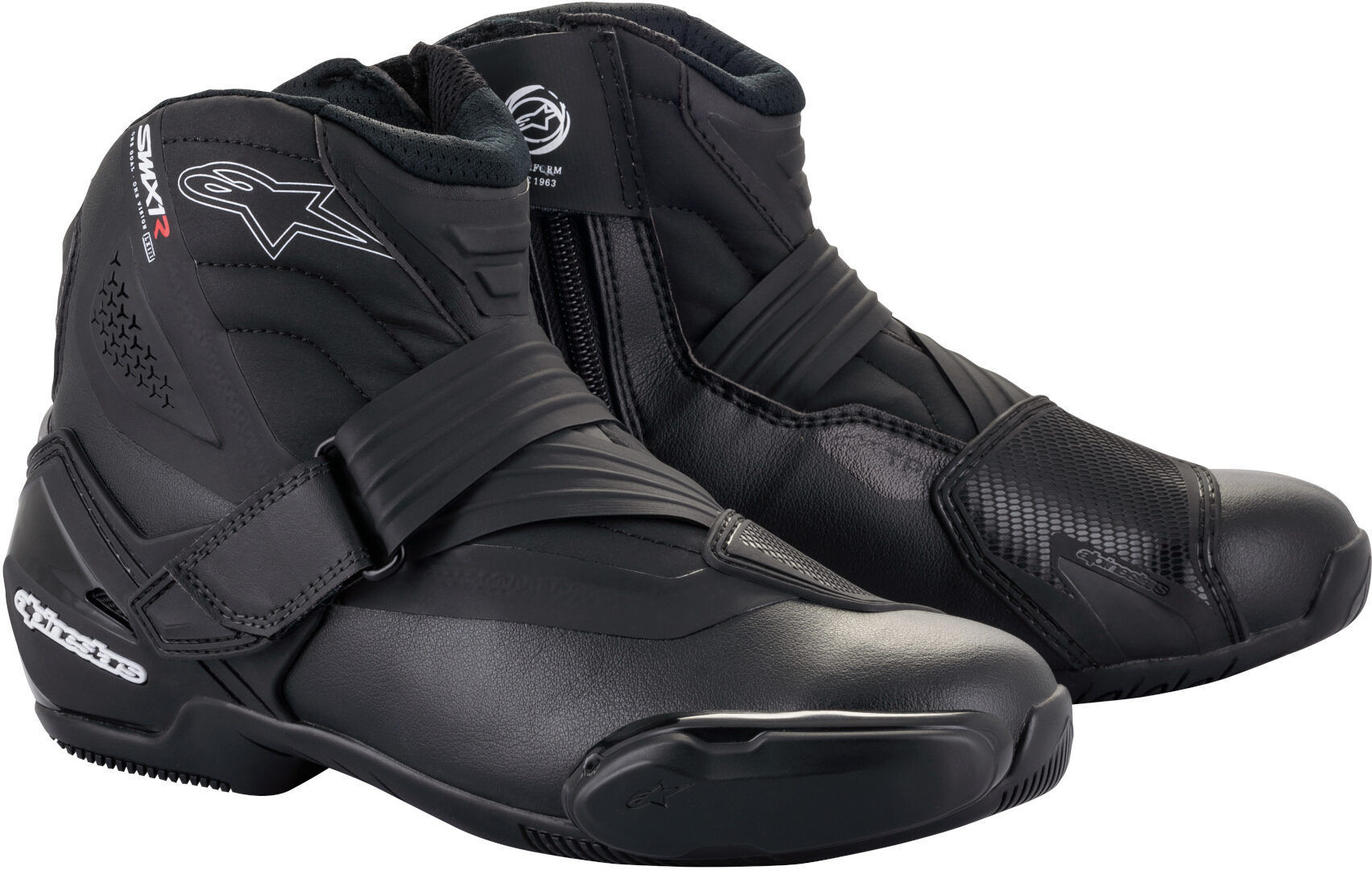 Alpinestars SM-1 R V2 Moottoripyörä Kengät Musta unisex 41 Alpinestars SM-1 R V2 Moottoripyörä Kengät Musta unisex 41