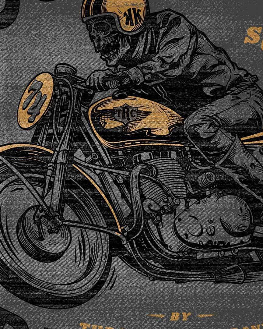 Rokker Lost Riders Monitoimiputki Musta Harmaa unisex yksi koko Rokker Lost Riders Monitoimiputki Musta Harmaa unisex yksi koko