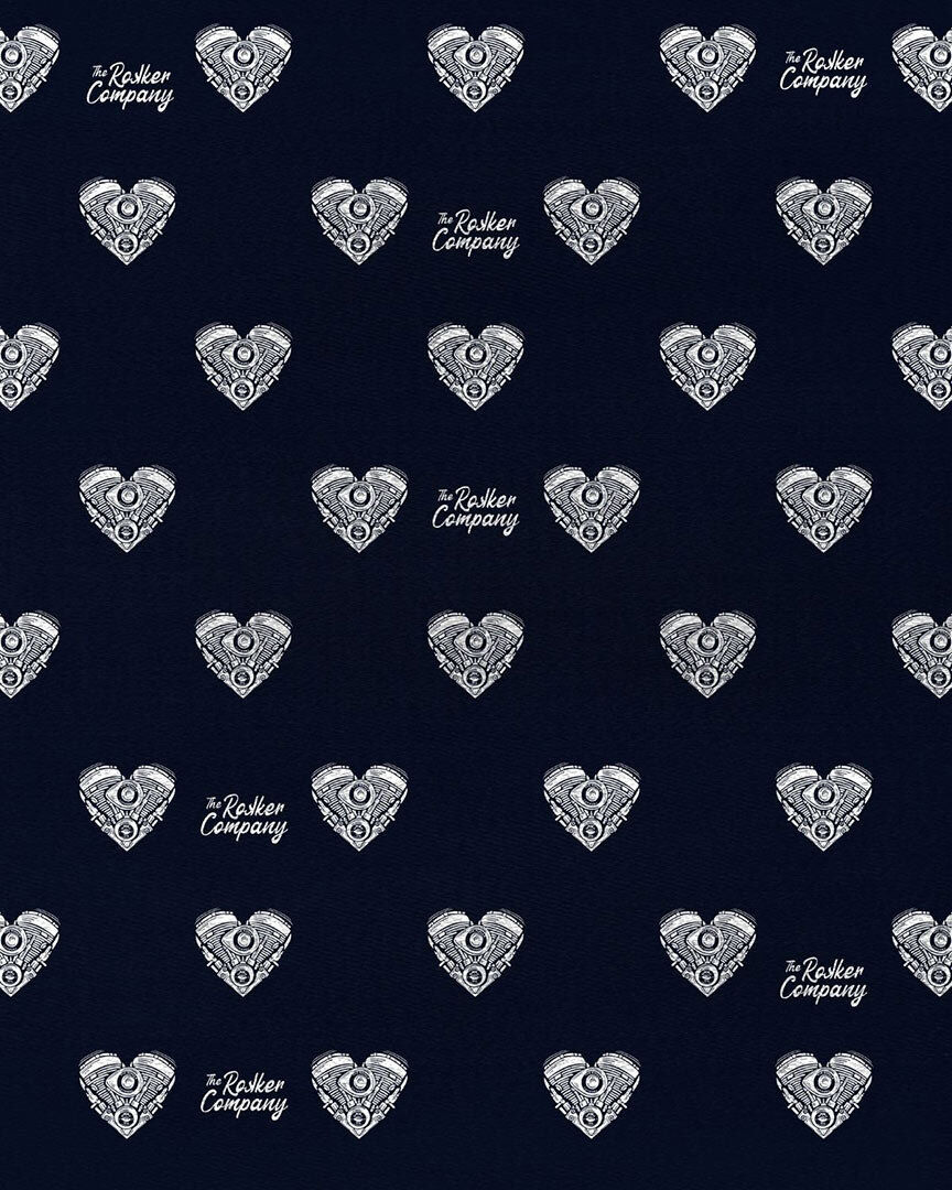 Rokker Heart Monitoimiputki Musta unisex yksi koko Rokker Heart Monitoimiputki Musta unisex yksi koko