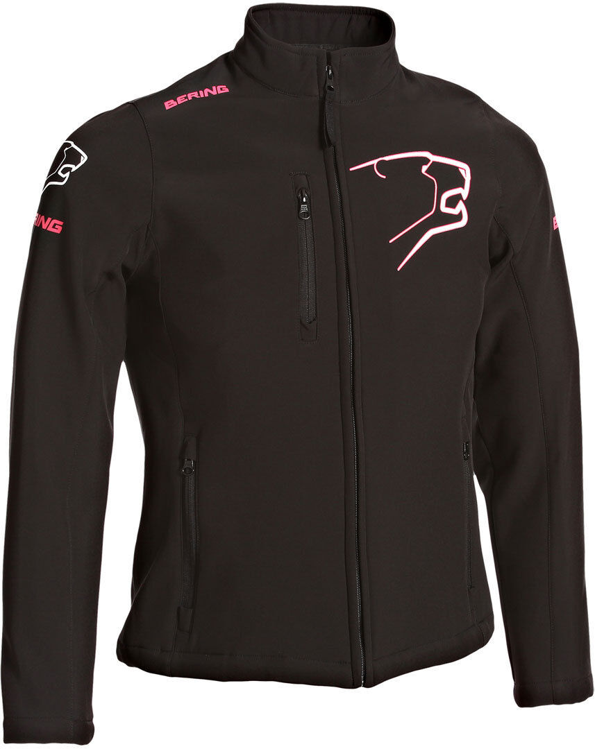 Bering BSG026 Lady Softshell-takki  - Musta Pinkki - Size: 46 Bering BSG026 Lady Softshell-takki  - Musta Pinkki - Size: 46