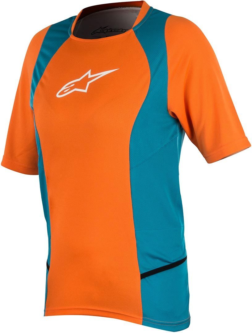 Alpinestars Stella Drop 2 SS Hyvät polkupyörän Jersey  - Sininen Oranssi - Size: XS Alpinestars Stella Drop 2 SS Hyvät polkupyörän Jersey  - Sininen Oranssi - Size: XS