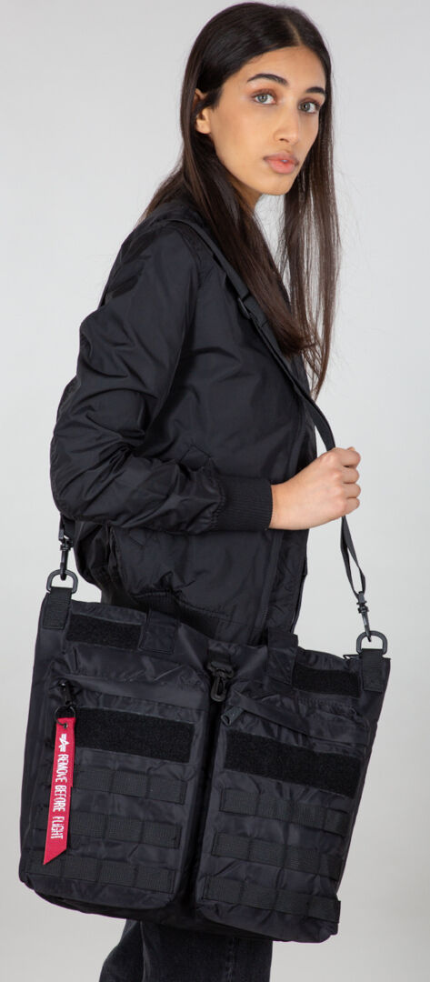 Alpha Industries Tactial Kypärä Laukku  - Musta - Size: yksi koko Alpha Industries Tactial Kypärä Laukku  - Musta - Size: yksi koko