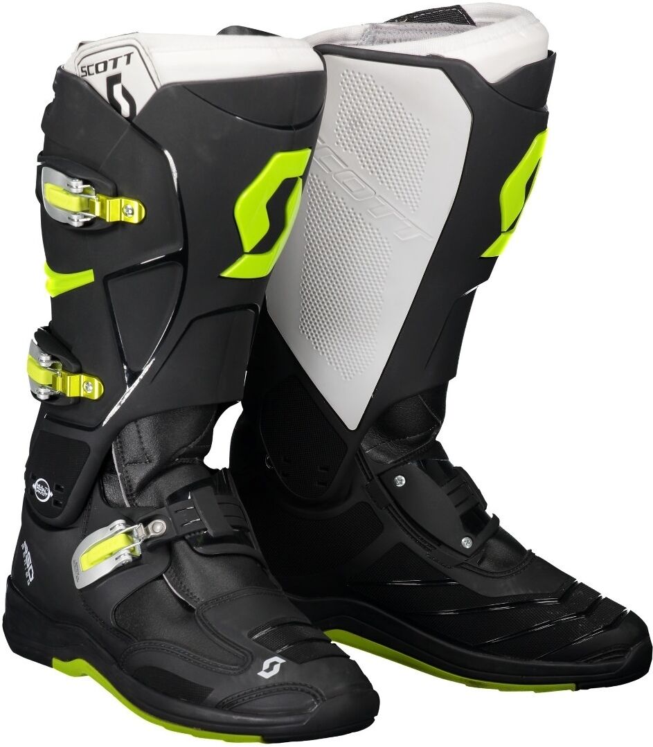 Scott 550 Motocross saappaat  - Musta Keltainen - Size: 48 Scott 550 Motocross saappaat  - Musta Keltainen - Size: 48