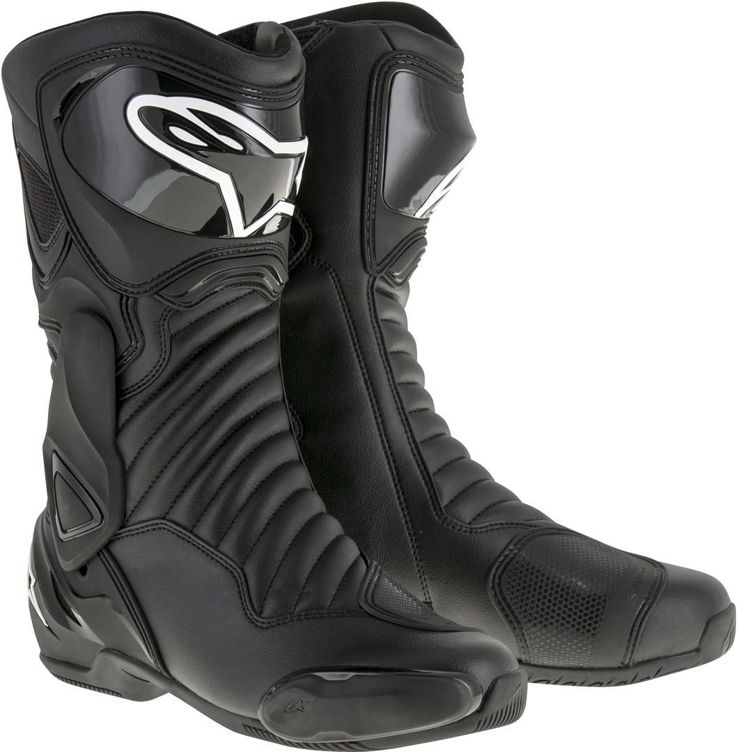 Alpinestars SMX-6 V2 Moottoripyörä saappaat  - Musta - Size: 42 Alpinestars SMX-6 V2 Moottoripyörä saappaat  - Musta - Size: 42