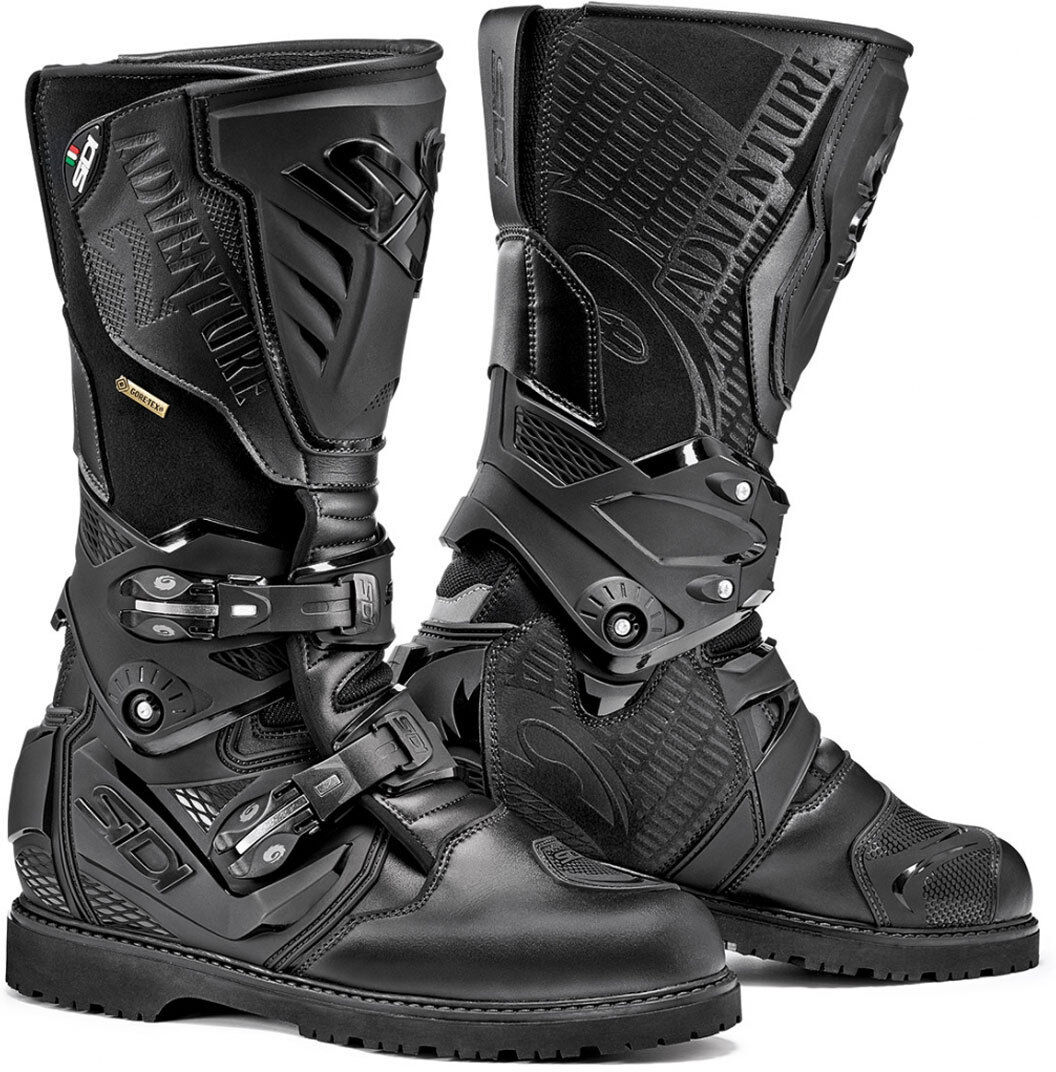 Sidi Adventure 2 Gore-Tex Motorcycle Boots Moottoripyörä saappaat  - Musta - Size: 40 Sidi Adventure 2 Gore-Tex Motorcycle Boots Moottoripyörä saappaat  - Musta - Size: 40