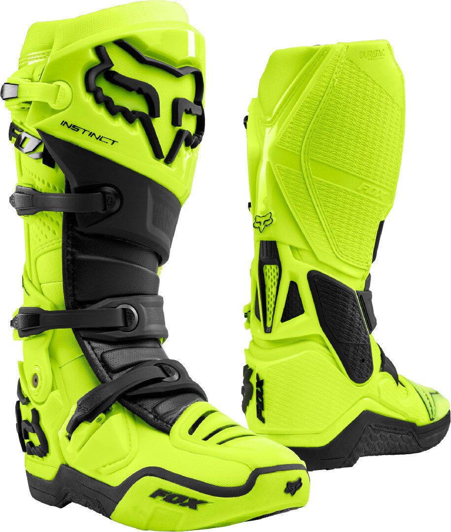 FOX Instinct Motocross saappaat  - Keltainen - Size: 47 48 FOX Instinct Motocross saappaat  - Keltainen - Size: 47 48