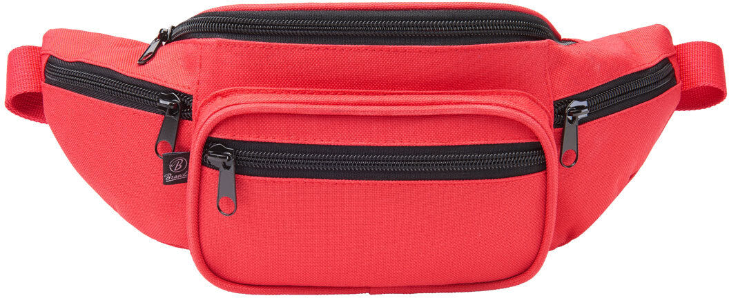 Brandit Vyötärö vyölaukku Musta Punainen unisex yksi koko Brandit Vyötärö vyölaukku Musta Punainen unisex yksi koko
