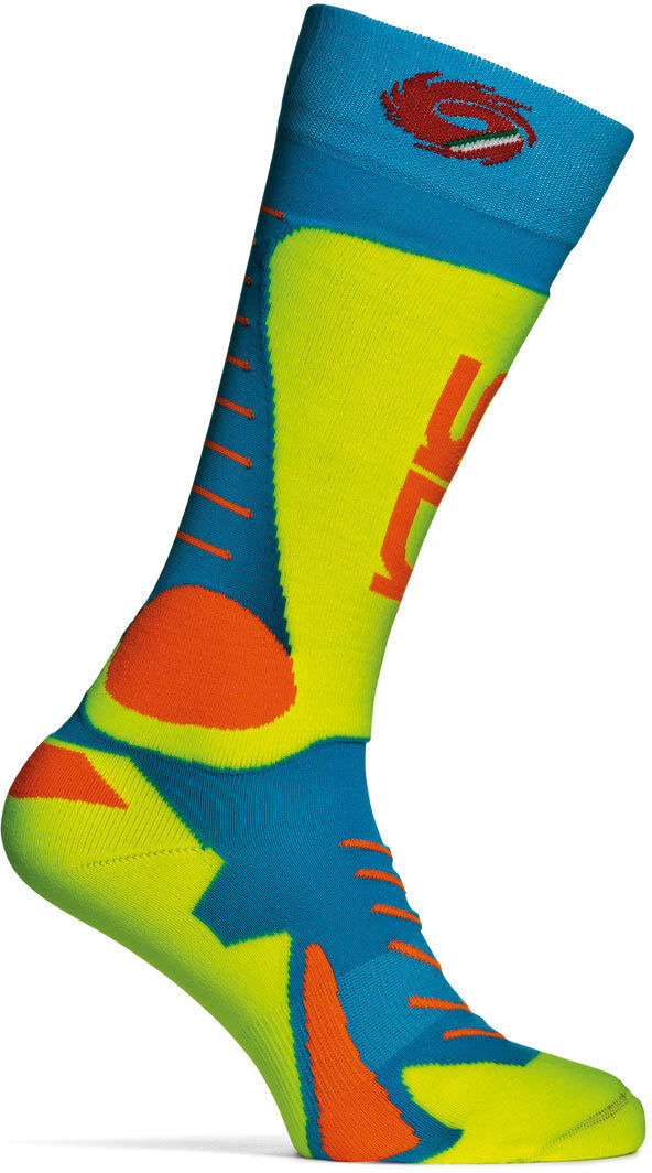 Sidi Tony Socks Sukat  - Sininen Keltainen - Size: 43 44 45 46 Sidi Tony Socks Sukat  - Sininen Keltainen - Size: 43 44 45 46