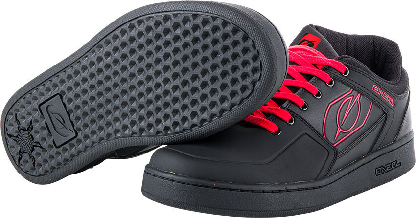 Oneal Pinned Pro Tasainen pedaali kengät Punainen unisex 39 Oneal Pinned Pro Tasainen pedaali kengät Punainen unisex 39