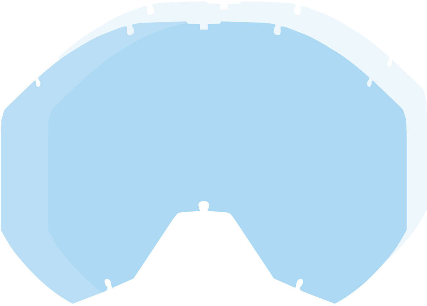 Klim Radius Pro Dbl Korvaava linssi  - Sininen - Size: yksi koko Klim Radius Pro Dbl Korvaava linssi  - Sininen - Size: yksi koko