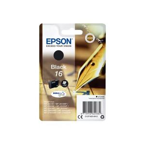 Epson 16 Ink Cartridge Black Standard Capacity 5.4ml 175 Pages 1-Pack Blister Without Alarm