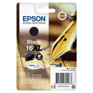 Epson 16xl Ink Cartridge Black High Capacity 12.9ml 500 Pages 1-Pack Blister Without Alarm