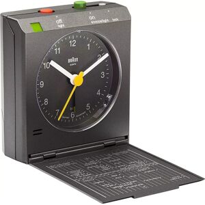 Braun Bnc 005 Gy Travel Alarm Clock Grey