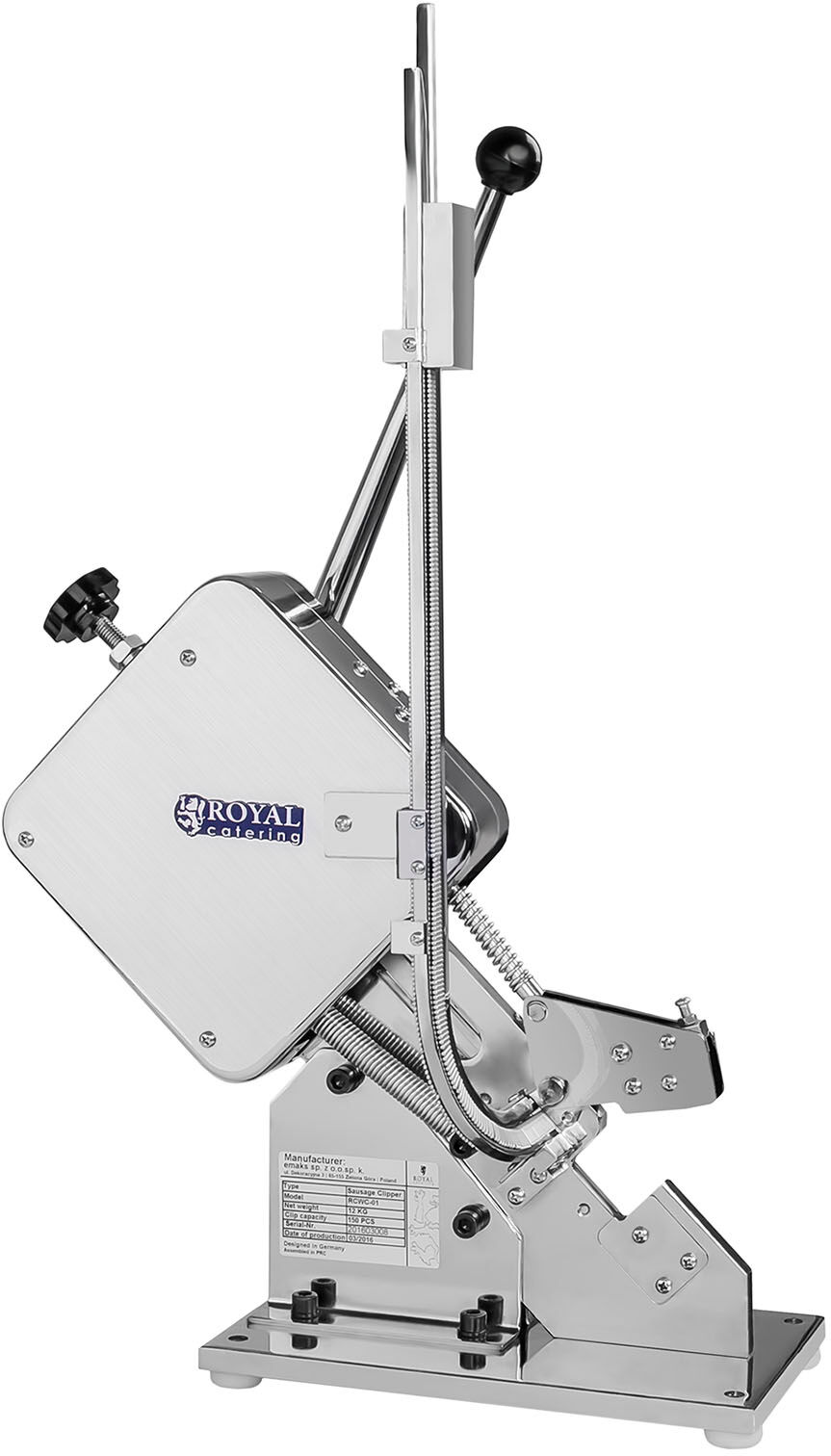 Royal Catering Makkaransulkija - terästä - sis. 1000 sulkijaa Royal Catering Makkaransulkija - terästä - sis. 1000 sulkijaa