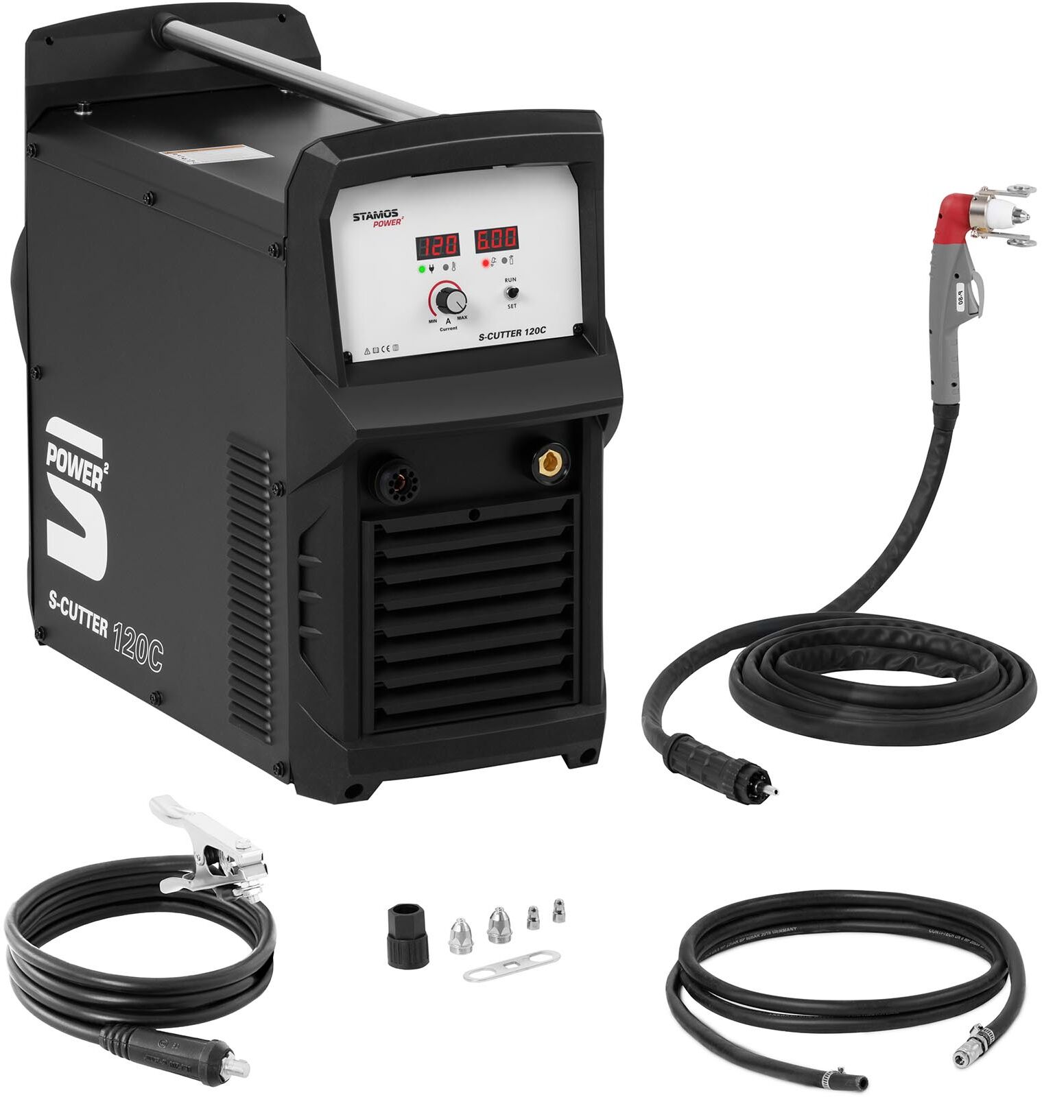 Stamos Power ² Plasmaleikkuri - 120 A - 400 V - 45 mm Stamos Power ² Plasmaleikkuri - 120 A - 400 V - 45 mm