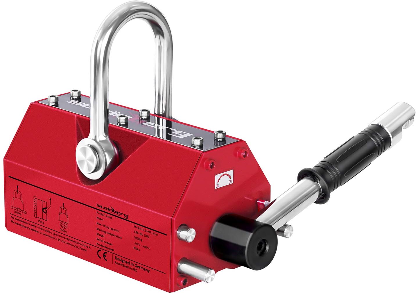 Steinberg Nostomagneetti - 1000 kg Steinberg Nostomagneetti - 1000 kg