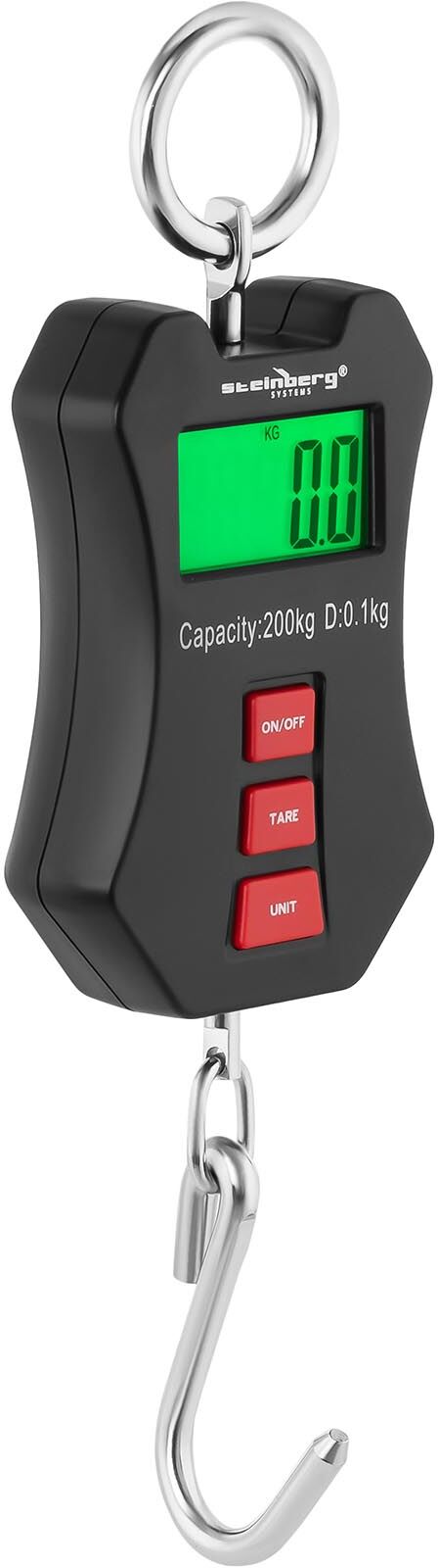 Steinberg Koukkuvaaka - 200 kg / 100 g - LCD Steinberg Koukkuvaaka - 200 kg / 100 g - LCD